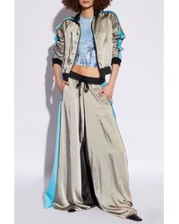 DIESEL - P-Wild Trousers With Wide Legs - Lyst
