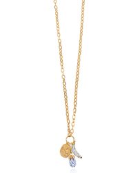 Chloé - Brass Necklace 'Bloomcraft' - Lyst