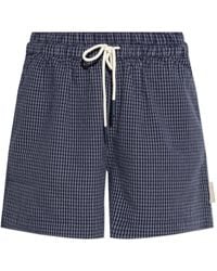 Rethinkit Studios - Plaid Pattern Shorts - Lyst