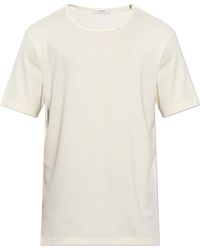 Lemaire - T-Shirt With A Round Neckline - Lyst