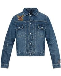 AllSaints - Denim Jacket "Exile" - Lyst