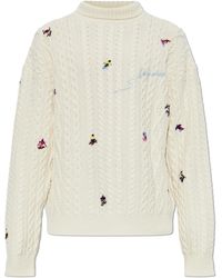 DSquared² - Wool Turtleneck With Embroidered Logo - Lyst
