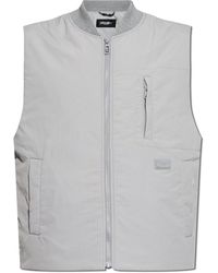 Dolce & Gabbana - Padded Vest With Logo - Lyst