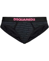 DSquared² - Cotton Briefs With Monogram - Lyst