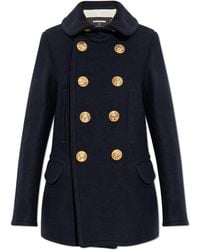 DSquared² - Wool Coat - Lyst