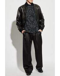 Versace - Polo With Barocco Pattern - Lyst
