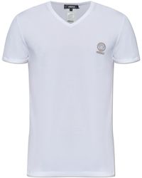 Versace - T-Shirt With Logo - Lyst