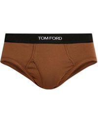 Tom Ford - Briefs With Logo - Lyst
