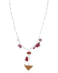 Isabel Marant - Necklace With Shimmering Crystals - Lyst