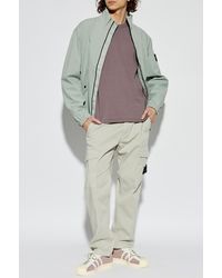 Stone Island - Jacket With A Stand-Up Collar - Lyst