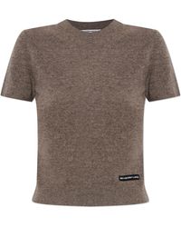 Alexander Wang - Top With Logo Patch - Lyst