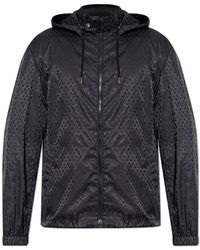 McQueen - Lightweight Jacket With Detachable Hood - Lyst
