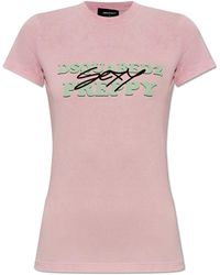 DSquared² - T-shirt With Print, - Lyst