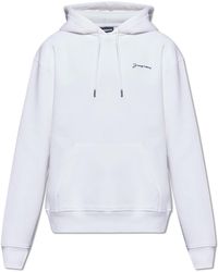 Jacquemus - Embroidered Logo Hoody - Lyst