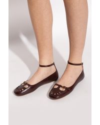 Chloé - Leather Ballet Flats 'Misty' - Lyst