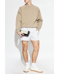 Ami Paris - Ribbed Shorts - Lyst