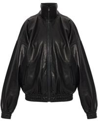 Acne Studios - Leather Jacket With 'Vintage' Effect - Lyst