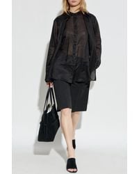 TOTEME - Toteme Transparent Shirt - Lyst