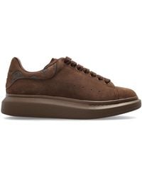 McQueen - Suede Sports Shoes With Logo - Lyst