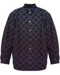 Off-White c/o Virgil Abloh - Denim Shirt With Monogram - Lyst