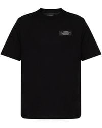 Amiri - T-Shirt With Logo Patch - Lyst