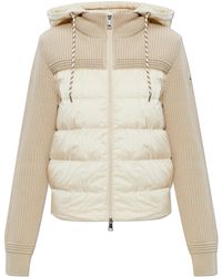 Moncler - Cardigan With Quilted Front - Lyst