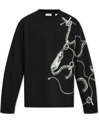 Burberry - T-shirt With Long Sleeves, - Lyst