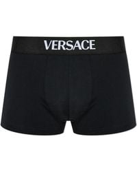 Versace - Cotton Boxers With Logo - Lyst