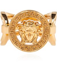 Versace - Ring With Logo - Lyst