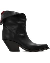 Chloé - 'Azelan' Leather Cowboy Boots - Lyst