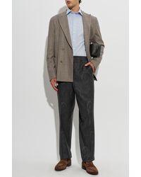 Etro - Checked Blazer With A Single Vent - Lyst