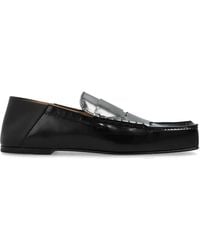 Jacquemus - Square-Toe Leather Loafer Flats - Lyst