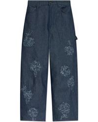 ROTATE BIRGER CHRISTENSEN - Jeans With Logo - Lyst