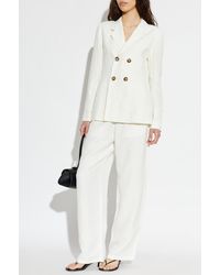 Ami Paris - Double-Breasted Blazer With Single Vent - Lyst