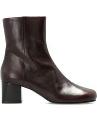 Lemaire - Leather Ankle Boots - Lyst
