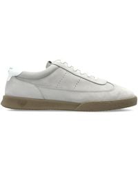 Emporio Armani - Suede Sports Shoes - Lyst