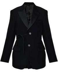 Balenciaga - Wool Blazer With Single Vent - Lyst