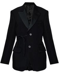 Balenciaga - Wool Blazer With Single Vent - Lyst