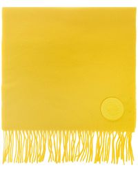 Canada Goose - Wool Scarf With Fringes - Lyst
