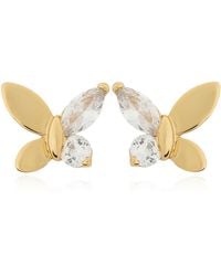 Kate Spade - Earrings With Shimmering Crystals - Lyst