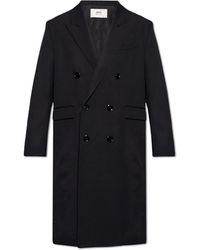 Ami Paris - Double-breasted Coat, - Lyst