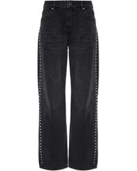 AllSaints - 'Sway' Jeans With Appliqués - Lyst