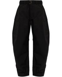 Sacai - Trousers With Belt - Lyst