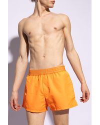 Versace - Greca Border Swim Shorts - Lyst