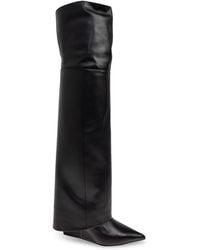 Vic Matié - Leather Over-The-Knee Boots - Lyst