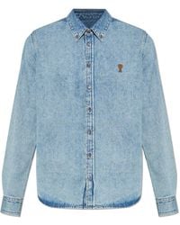 Ami Paris - Denim Shirt - Lyst