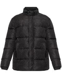 Etro - Puffer Jacket With Logo - Lyst