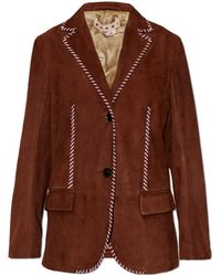 Marni - Leather Blazer - Lyst