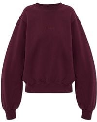 ROTATE BIRGER CHRISTENSEN - Sweat Shorts With Embroidered Logo - Lyst