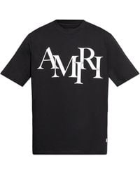 Amiri - T-Shirt With Printed Logo - Lyst